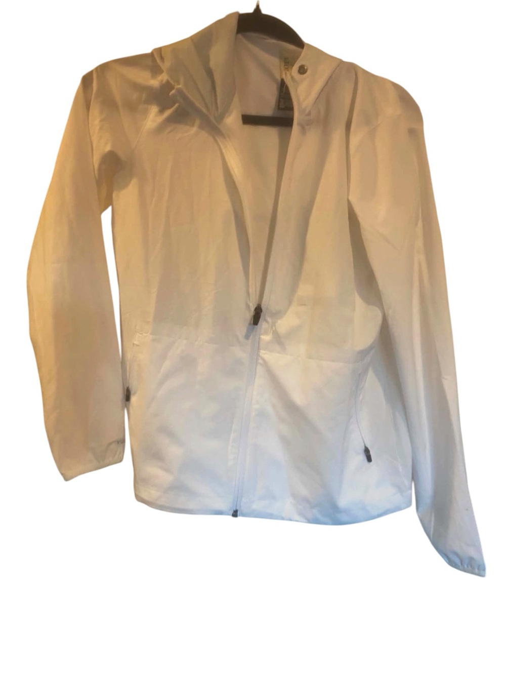 NWOT Vuori Lightweight Hooded Jacket WHITE Size XS